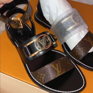 LV Sandals, never worn,